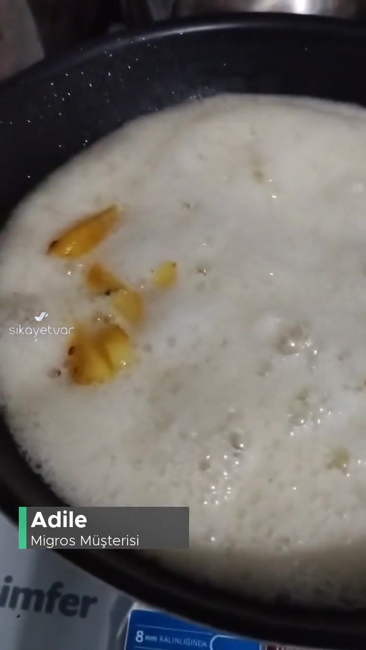 Migros'tan Alınan Yağ Çok Köpürüyor! videonun kapak resmi