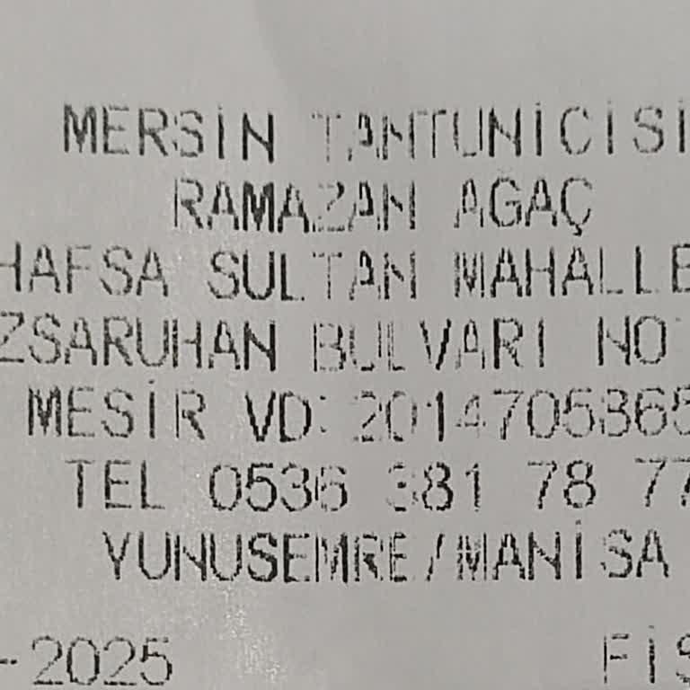 Mersin Tantunicisi Manisa Az Porsiyonu