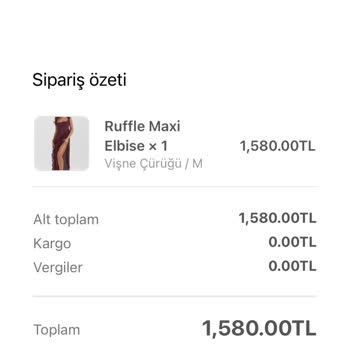 Elbise Beklentimi Karşılamadı, İade Süreci Belirsiz