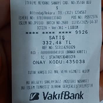 Aybimaş Ulus Market'te Kasiyer Davranışı Ve Fiş Hatası İle Yaşadığımız Sorunlar