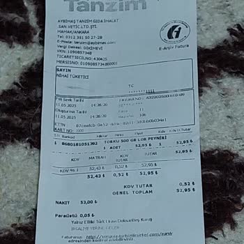 Aybimaş Ulus Market'te Kasiyer Davranışı Ve Fiş Hatası İle Yaşadığımız Sorunlar