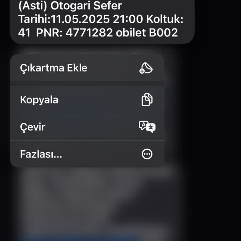 Obilet Sefer İptali Hakkında Bilgilendirme Eksikliği