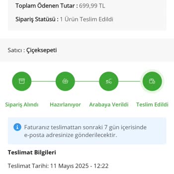 Anneler Günü Çiçeği Teslim Edilmedi, Günüm Mahvoldu