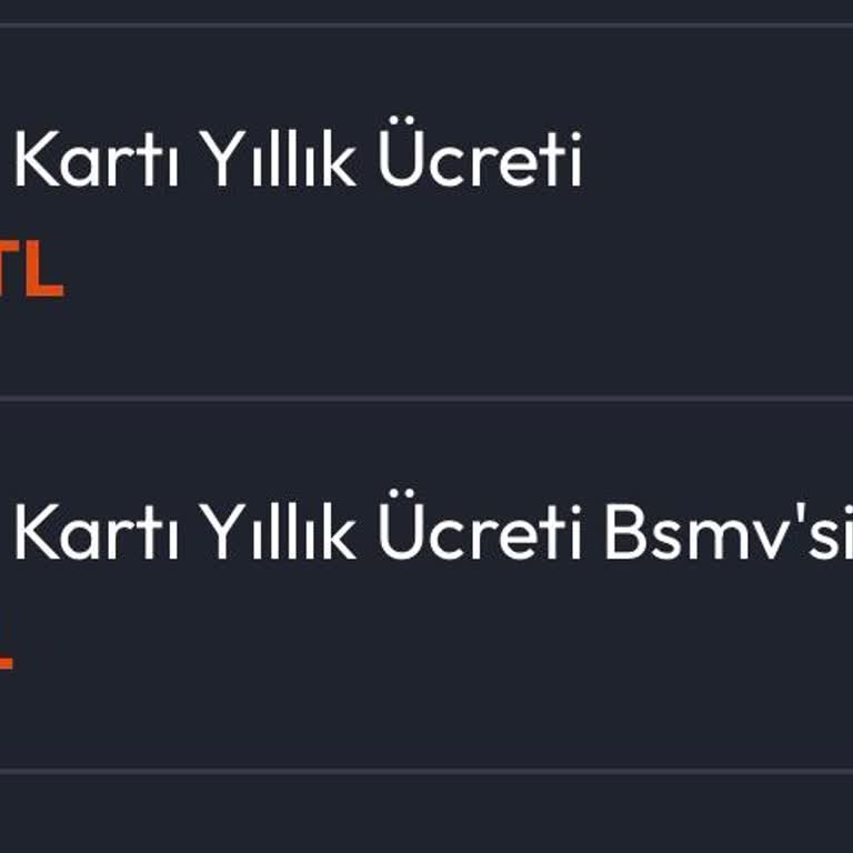 Aktif Kullanılan Kredi Kartına Yüksek Aidat Şoku