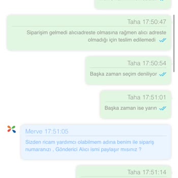 Teslim Edilmeyen Anneler Günü Siparişi Ve Yetersiz Müşteri Desteği