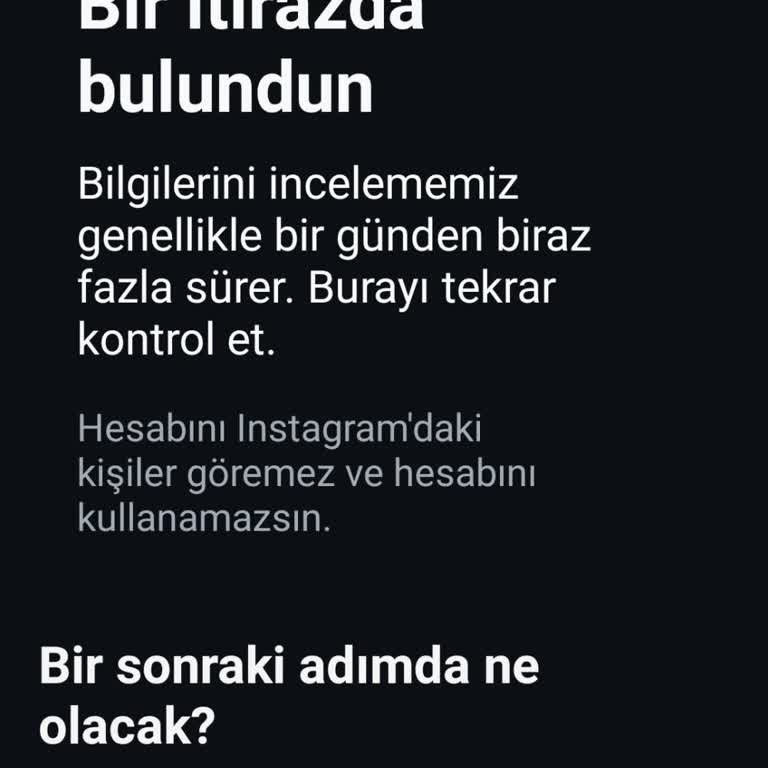 Instagram Hesabım Nedensiz Yere Askıya Alındı, İtiraz Hakkı Tanınmıyor
