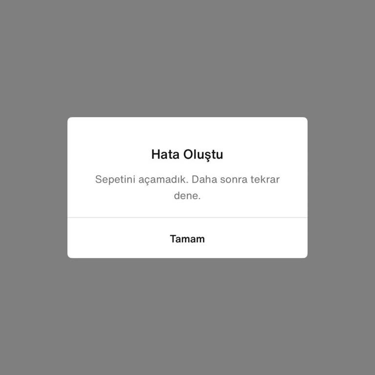 Nike Uygulamasında Alışveriş Sorunu