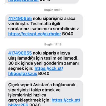Teslimat Saatinde Evdeyken Ürün Getirilmedi, Müşteri Hizmeti Yetersiz
