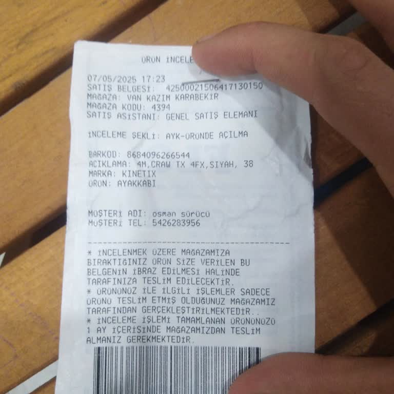 Kinetix Ayakkabının Kısa Sürede Dağılması Ve Kullanıcı Hatası Denilmesi