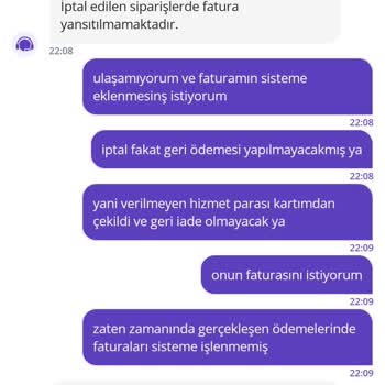 Getir Çarşı'dan Sipariş Edilen Çiçeğin Teslim Edilmemesi Ve Ücret İadesi Sorunu