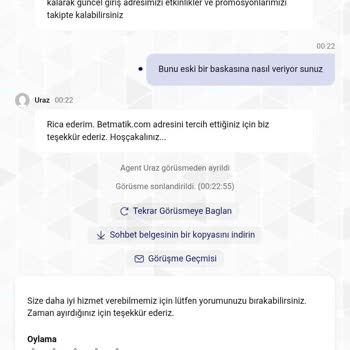 Betmatik'ten Yanıltıcı Bonus Maili Ve Olumsuz Müşteri Hizmeti Deneyimi