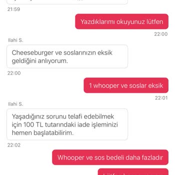 Eksik Ve Geç Gelen Siparişe Yetersiz İade Ve Açıklama