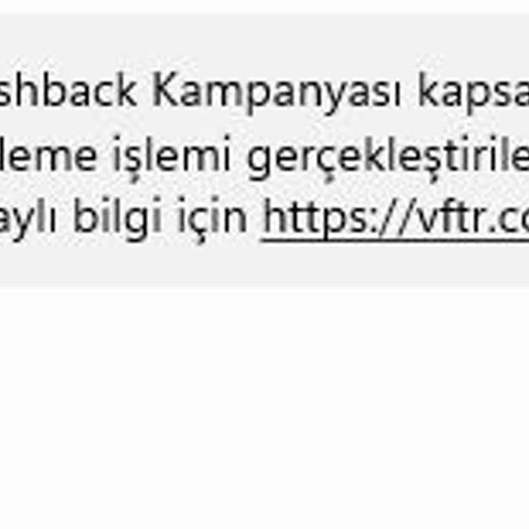 Vodafone Pay Anneler Günü Cashback Kampanyasında Yükleme Sorunu