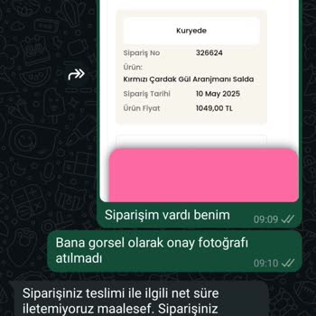 Anneler Günü Siparişim Beklediğim Gibi Hazırlanmadı