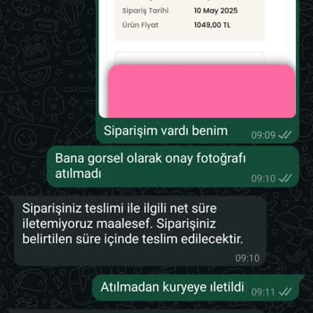Anneler Günü Siparişim Beklediğim Gibi Hazırlanmadı