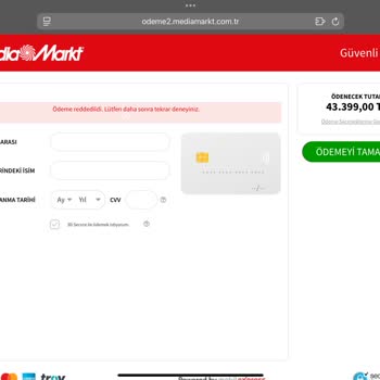 Media Markt Online Alışverişte Sürekli Ödeme Hatası Ve Kampanya Mağduriyeti