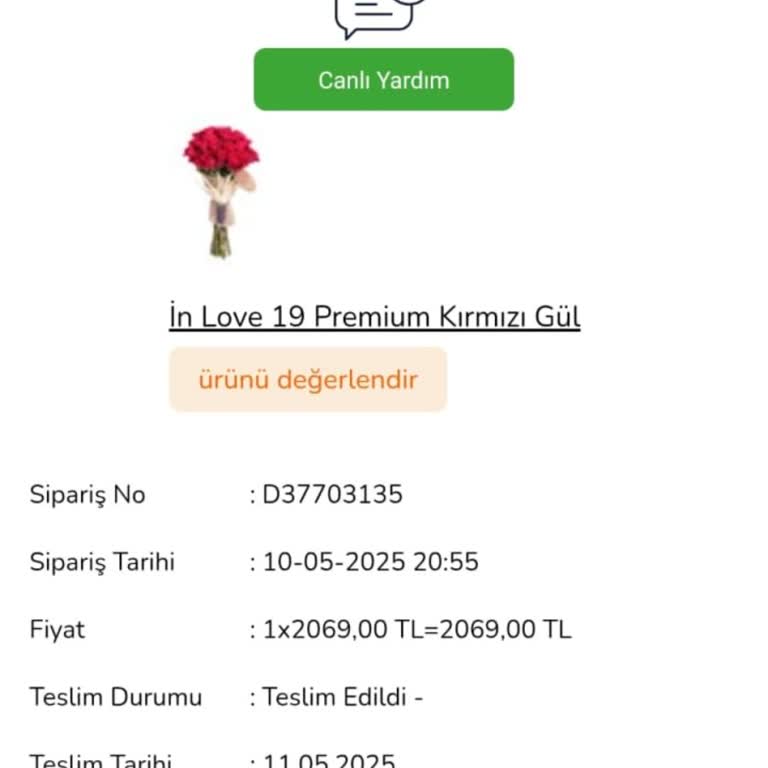 Teslim Edilmediği Halde Teslim Edildi Gösterilen Sipariş Ve İade Talebi