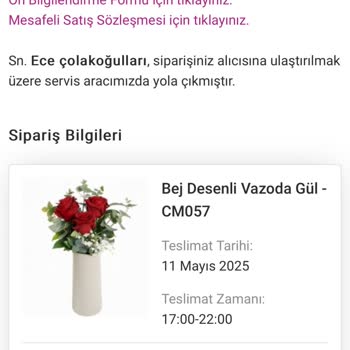 Anneler Günü Siparişim Teslim Edilmedi, Müşteri Hizmeti Yok