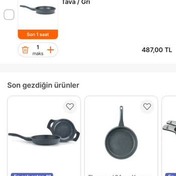 Siparişimde Farklı Marka Tava Gönderildi