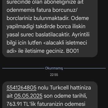 Fatura Sonrası Aşırı Faiz Ve Ek Ücret Talebiyle Mağduriyet