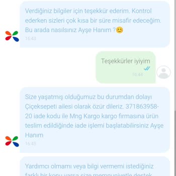 Yanlış Ürün İadesi Sonrası Param Eksik İade Edildi