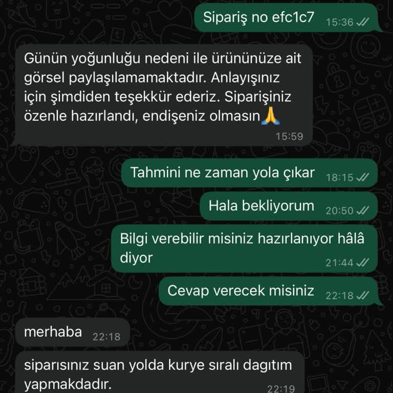 Anneler Günü Siparişim Zamanında Teslim Edilmedi, Büyük Hayal Kırıklığı