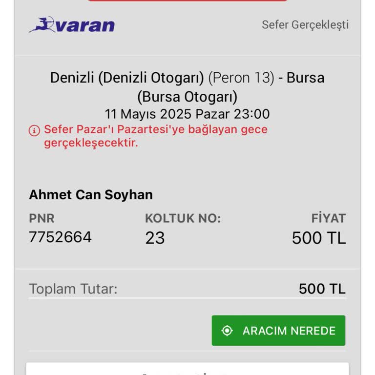 Rötarlı Seferde Bilgilendirme Eksikliği Ve İade Sorunu