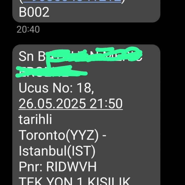 Yanlış Numaradan Yapılan İşlem Sonrası Kartımdan Para Çekildi