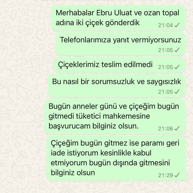 Sipariş Sonrası İlgisizlik Ve Para İadesi Sorunu