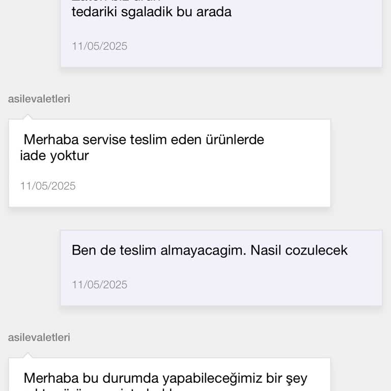 Geç Teslimat Ve İptal Sorunu Nedeniyle Memnuniyetsizlik