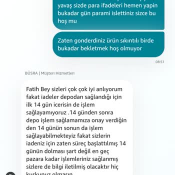 Amazon İade Sürecinde Yanlış Bildirimler Ve Mağduriyet Yaşadım