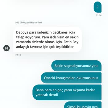 Amazon İade Sürecinde Yanlış Bildirimler Ve Mağduriyet Yaşadım