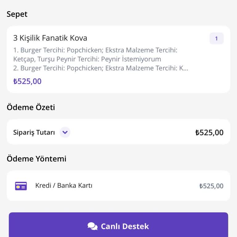 Popeyes Geç Teslimat Ve İptal Sürecinde Mağduriyet Yaşadım