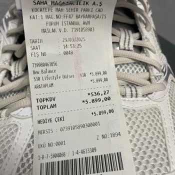 Yeni Alınan Ayakkabının Önünde Yırtık Çıktı İnceleme Reddedildi