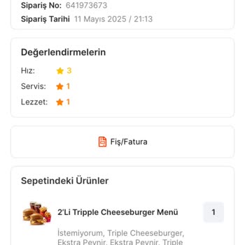 Siparişim Hasarlı Ve Eksik Geldi Restoran Dönüş Yapmadı