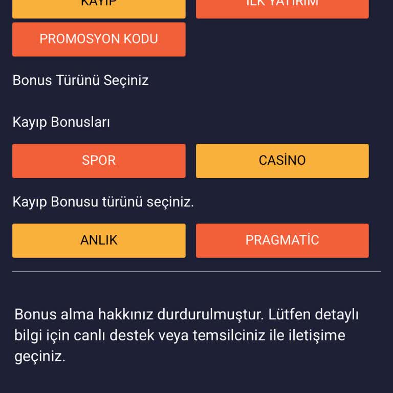 BetKanyon Kayıp Bonusu Verilmedi, Müşteri Hizmetleri İlgisiz Kaldı