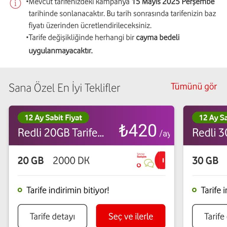 Vodafone'dan Fahiş Fiyatlı Tarifeler Ve Yetersiz Müşteri Hizmeti