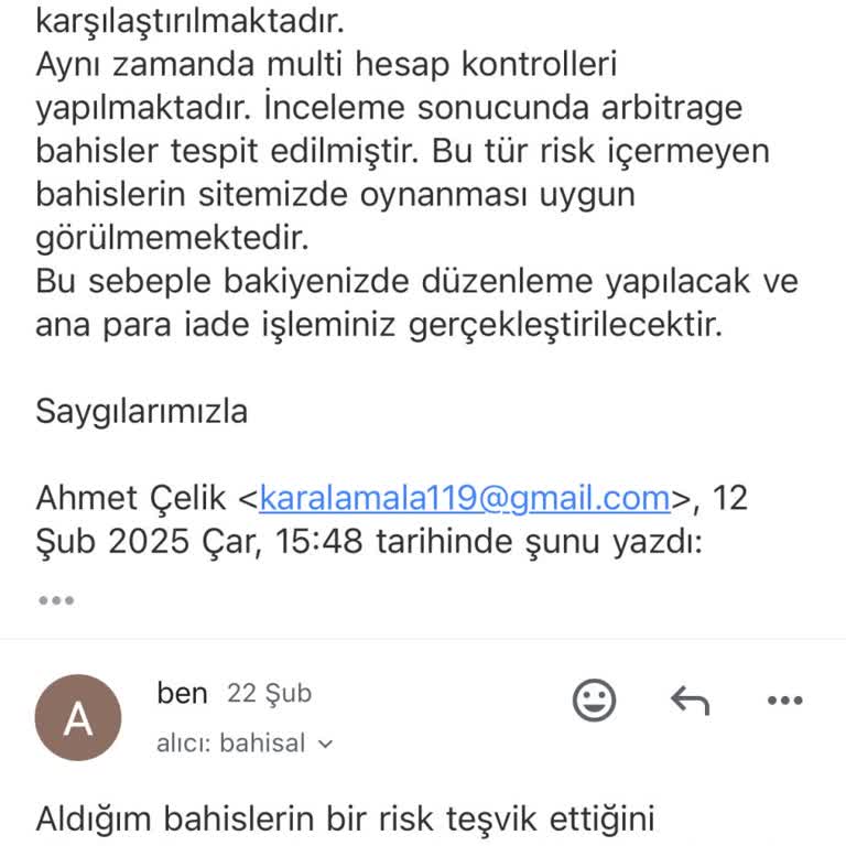 Kazancım Haksız Yere Silindi, Param Eksik Yatırıldı