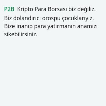 P2pb2b Yatırdığım Paranın İadesini Alamıyorum, Mağdur Edildim