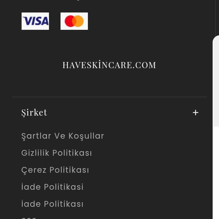 Have Skin Care Para da Paket de Ortada Yok!