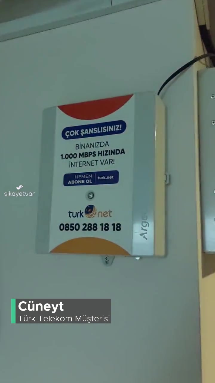Türk Telekom Fiber Bina İçindeki Kutu Şikayeti videonun kapak resmi