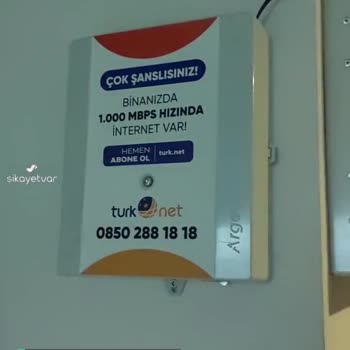 Türk Telekom Fiber Bina İçindeki Kutu Şikayeti