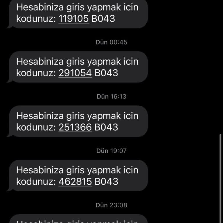 Alotell Akar Telekom Alakasız Şifre Onay Kodlarıyla Rahatsız Ediliyorum