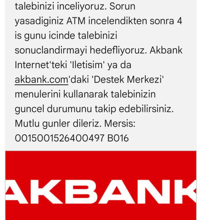 ATM'de Sıkışan Param 8 Gündür Geri Verilmedi, Mağdurum!