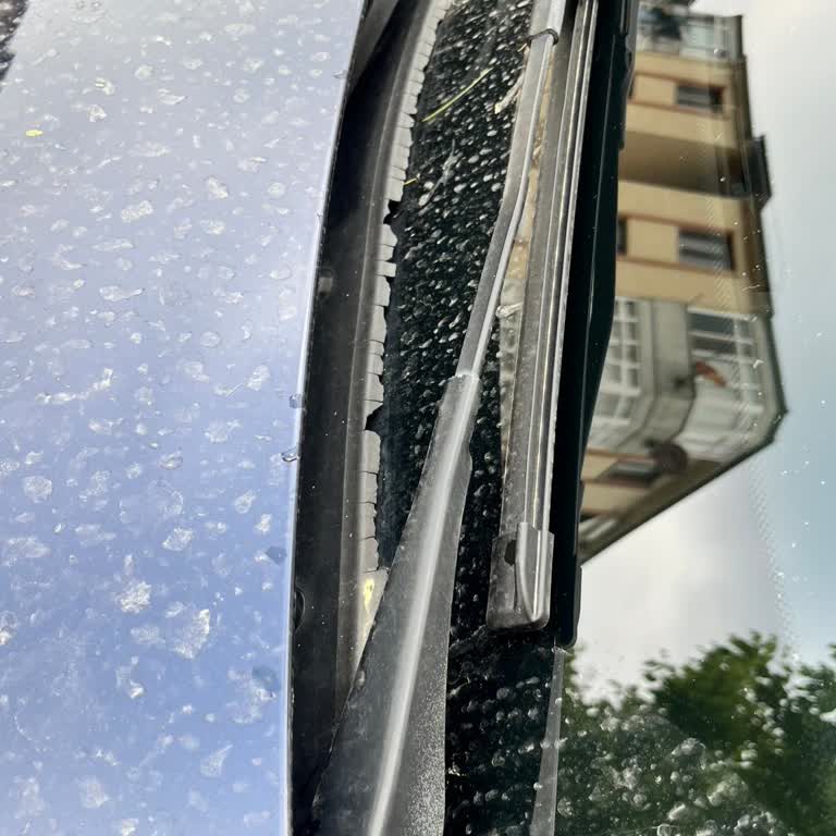 BMW 320i Ön Cam Altı Izgara Fitili Yıprandı Su Alma Ve Arıza Riski Oluştu