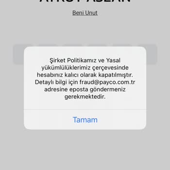 Gece Yarısı Sebepsiz Hesap Blokesi Ve Bakiyeme Ulaşılamıyor