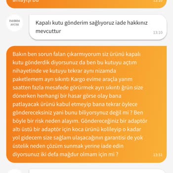 Eksik Ürün Ve Kötü Paketleme Nedeniyle Mağduriyet Yaşıyorum