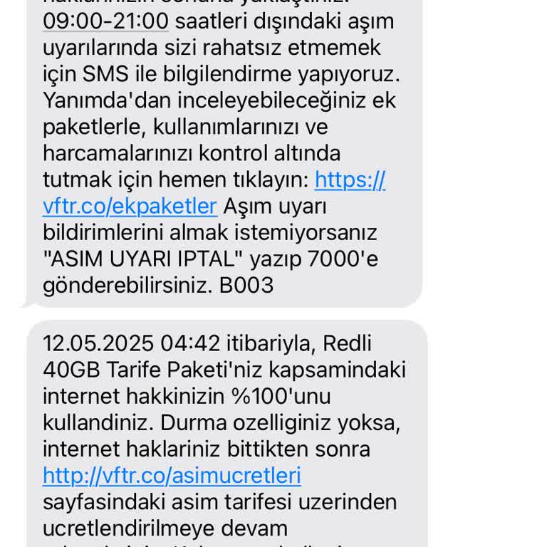 Kullanılmayan İnternet İçin Haksız Aşım Ücreti Yansıtılması