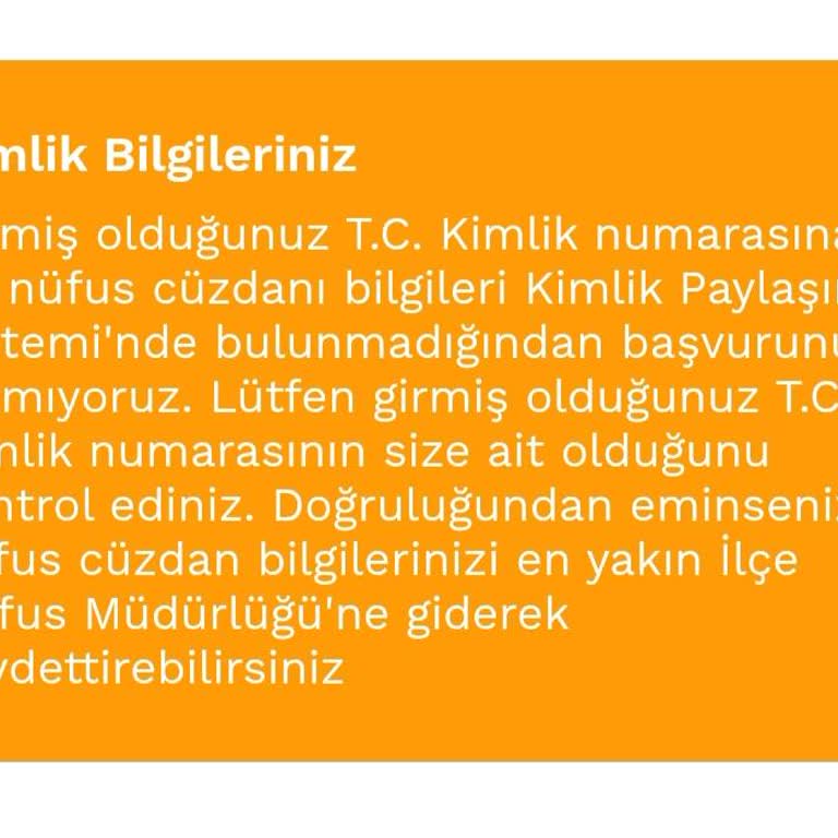 Enpara Hesap Açılışında Kimlik Bilgisi Hatasıyla Karşılaşıyorum