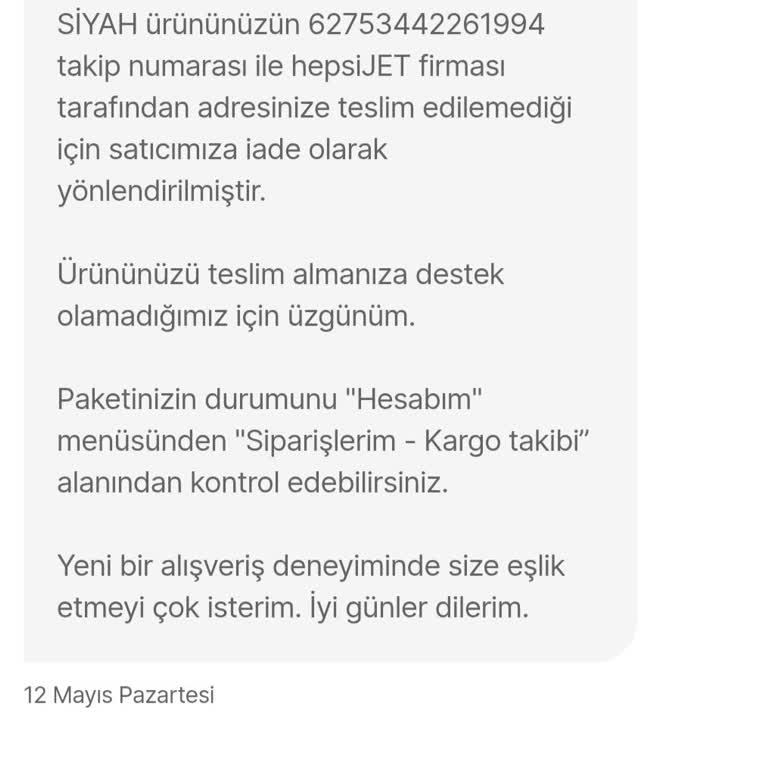 Hepsijet Kargo Görevlisinin Tutumu ve Teslimat Sorunu Mağduriyet Yarattı